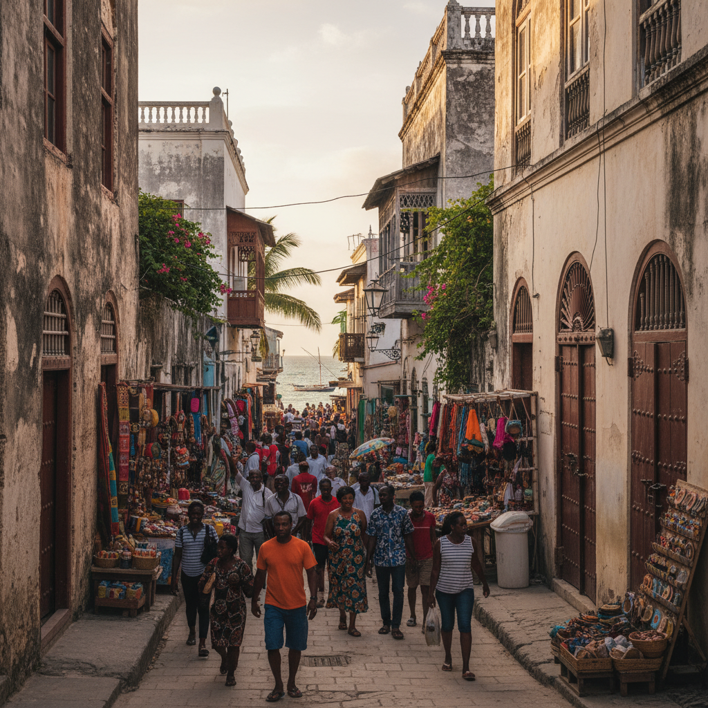 Image pour stone town zanzibar tanzanie