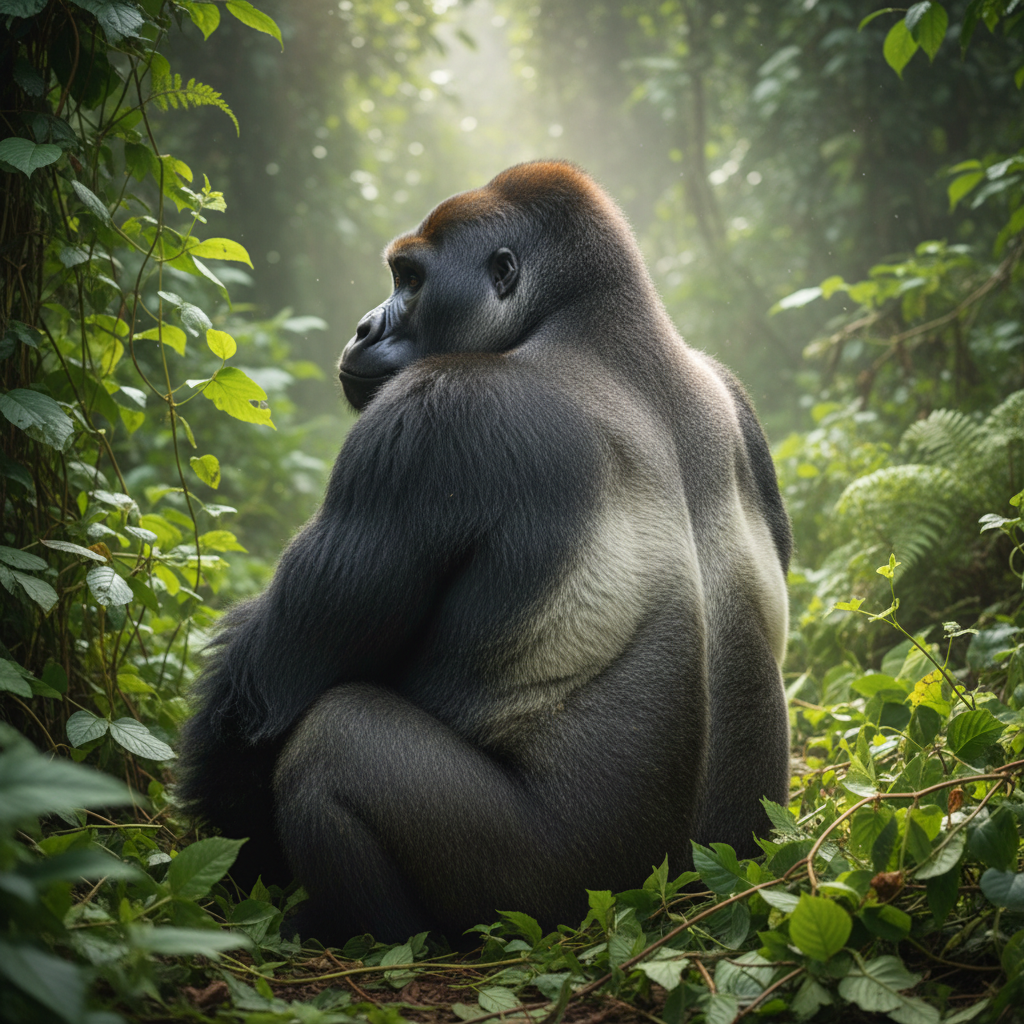 Image pour gorilles dos argenté