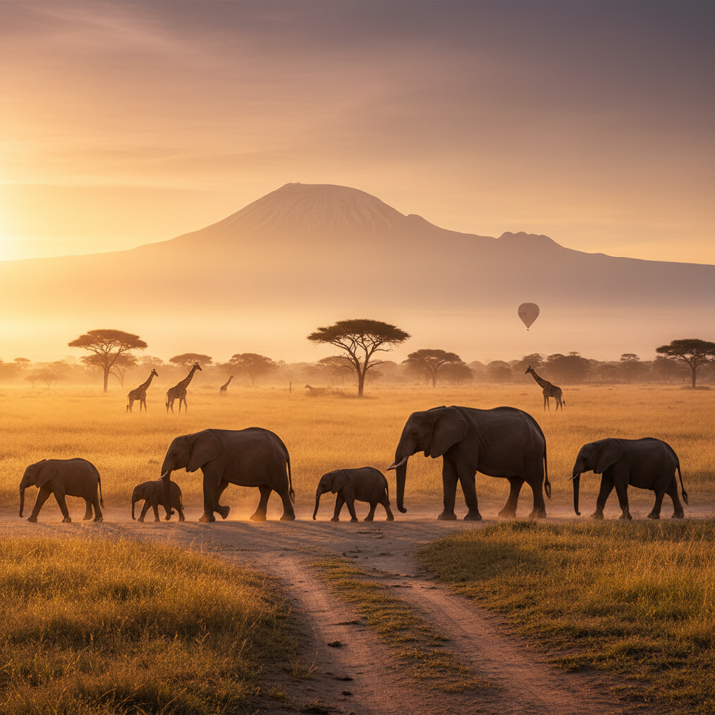 Image pour safari kenya amboseli