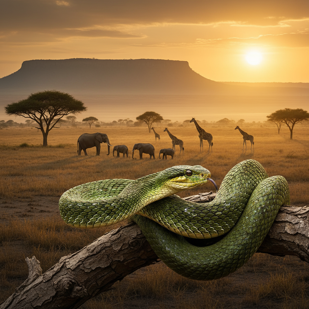 Image pour tanzanie serpent