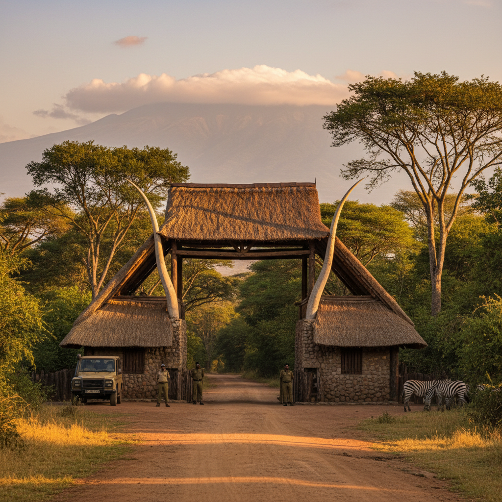 Image pour arusha national park gate