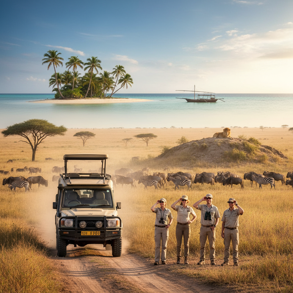 Image pour safari in tanzania from zanzibar