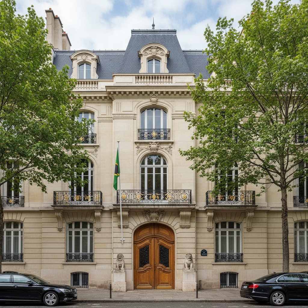 Image pour ambassade de tanzanie en france