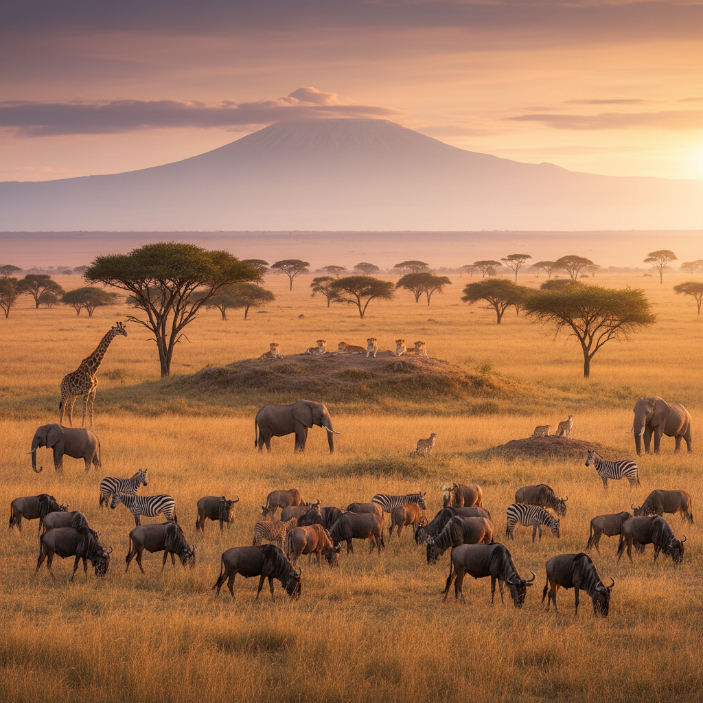 Image pour quand partir en tanzanie pour voir les animaux