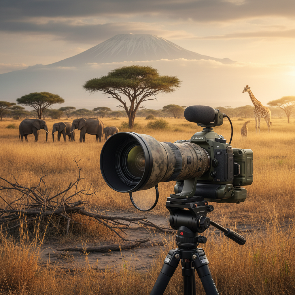 Image pour appareil photo pour safari tanzanie