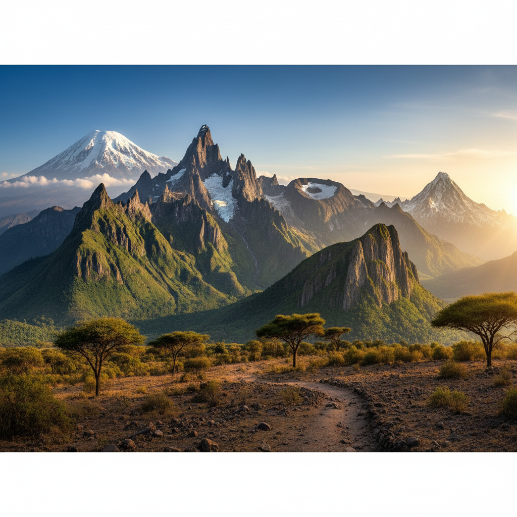 Image pour les 10 plus haut sommet d'afrique